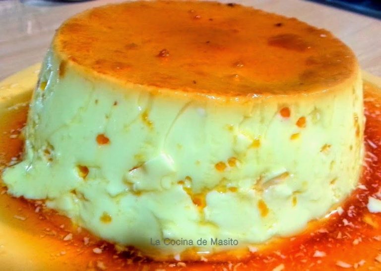 Flan de Huevo Sin Leche