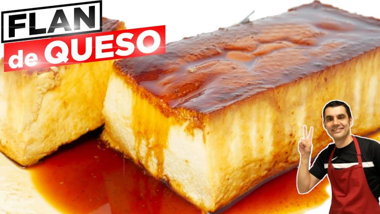 Flan de queso en el microondas