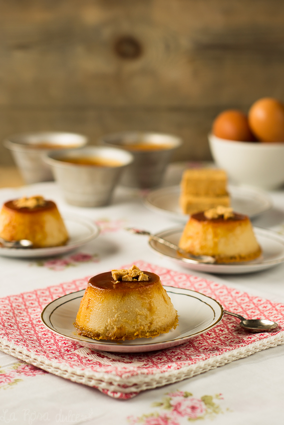 Flan de Turrón de Yema Tostada