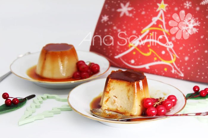 Flan de Turrón con Cuajada Sin Nata