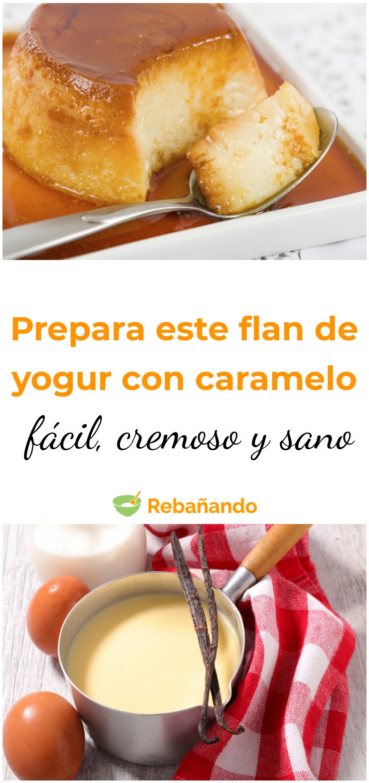 Flan de Yogur en Microondas