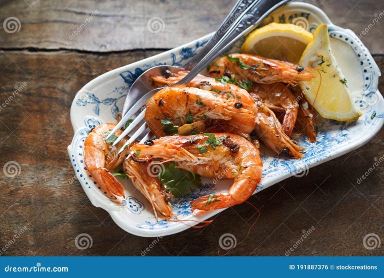 Gambas de Cristal con Huevo