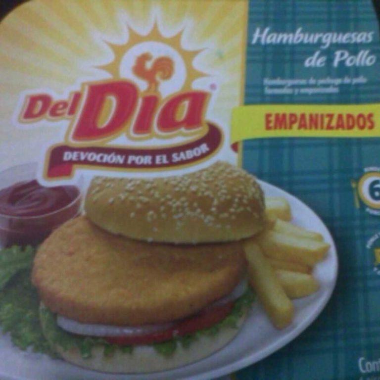 Hamburguesa de Pollo Empanado Crujiente