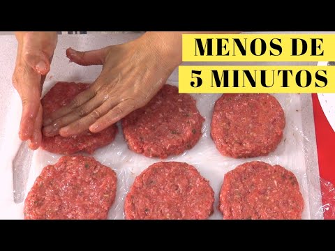 Hamburguesas: Receta con Carne Molida