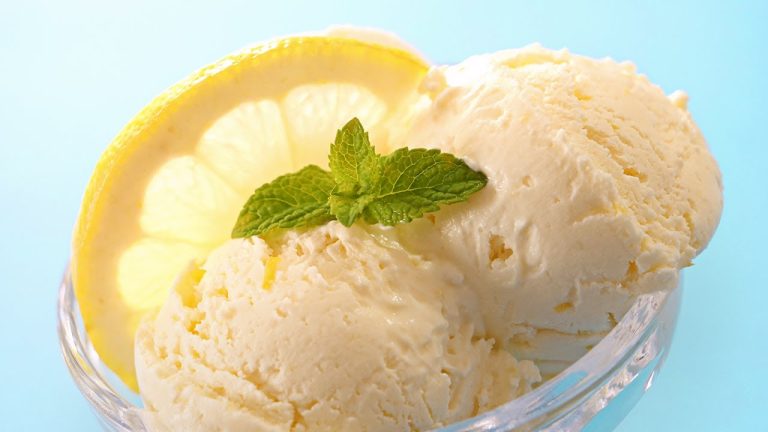 Cómo hacer helado de limón casero sin heladera