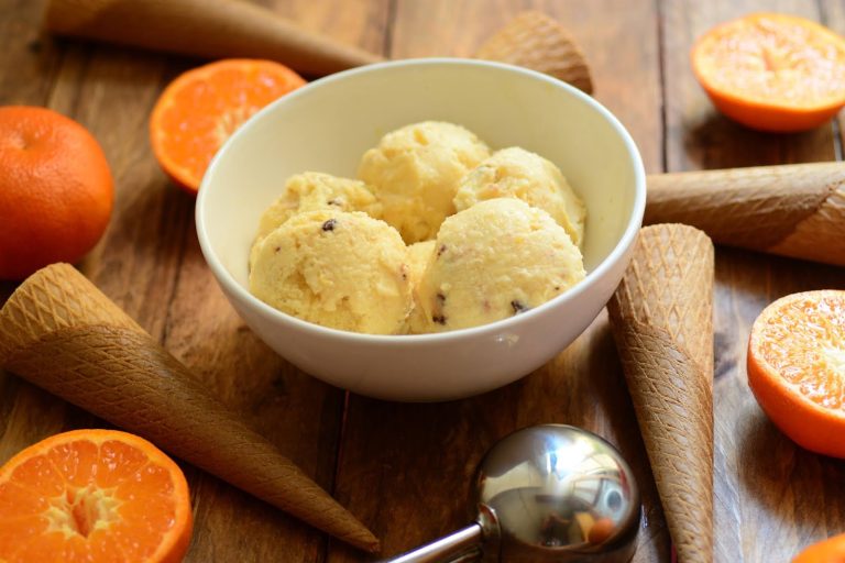 Helado de Naranja con Yogur