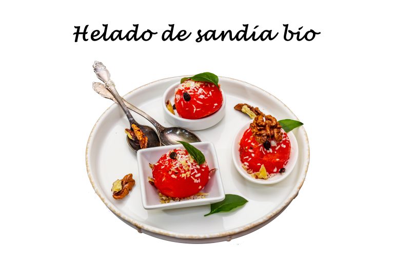 Helado de Sandía y Yogurt