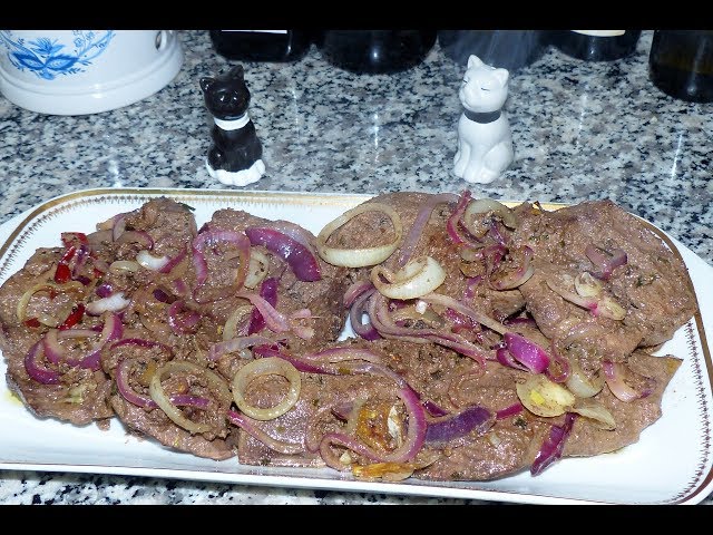 Hígado de Cerdo Encebollado a la Gallega