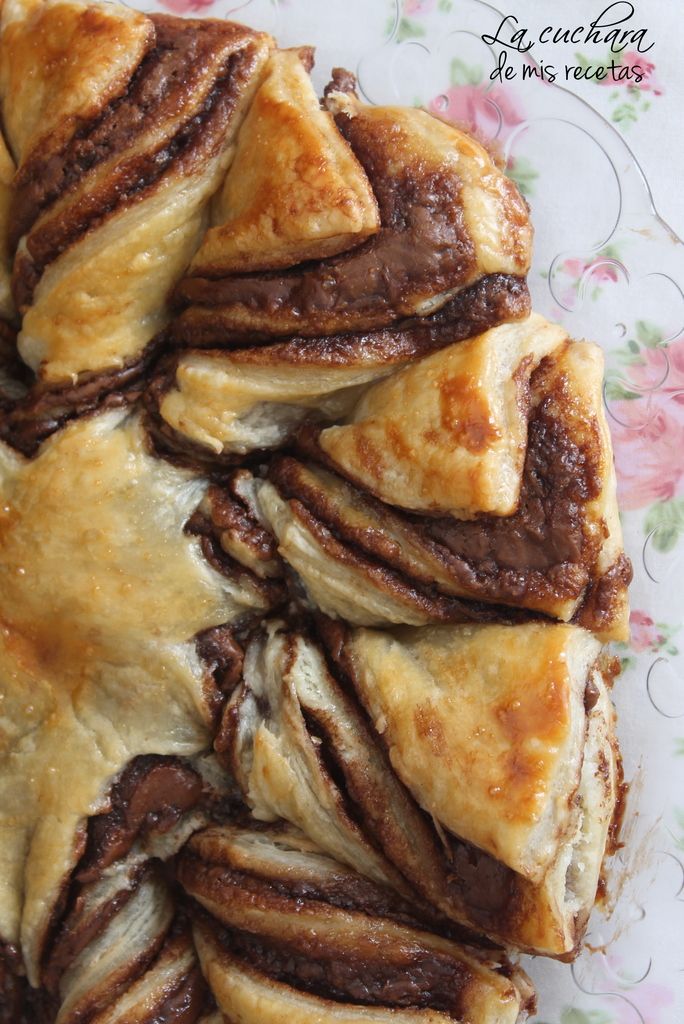 Coca de Hojaldre con Nocilla