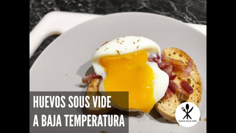 Huevos a Baja Temperatura en Horno de Vapor