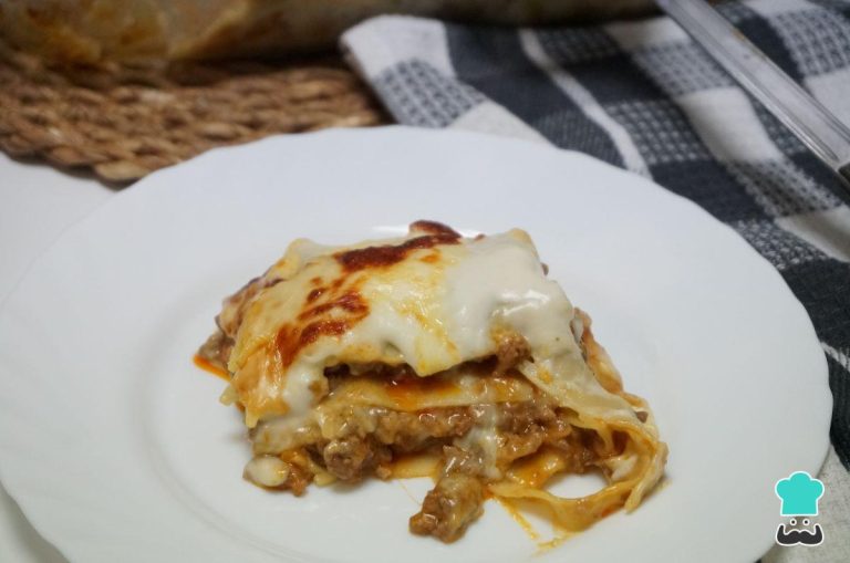 Lasaña de Carne Picada con Tomate