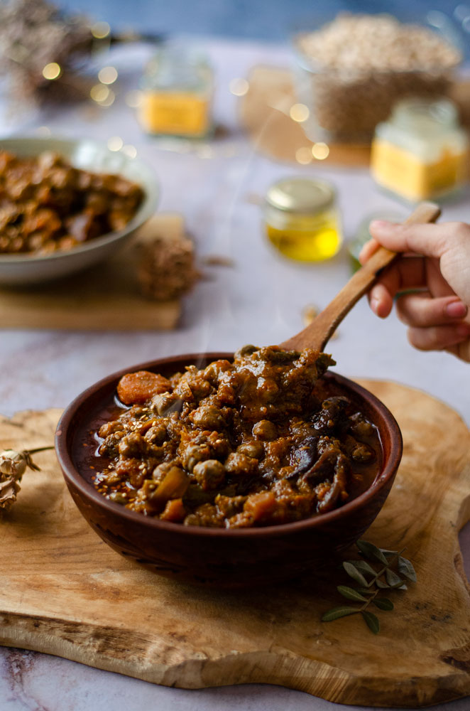 Lentejas con Verduras en Crock Pot