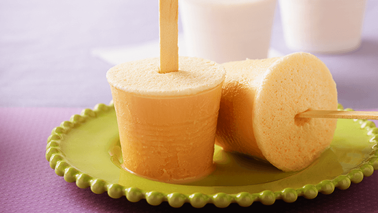 Cómo hacer sorbete de mandarina con helado