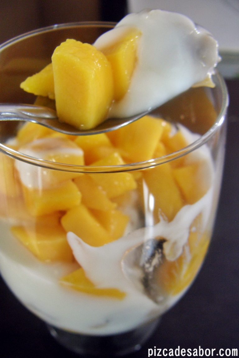 Sorbete de Mango con Yogur