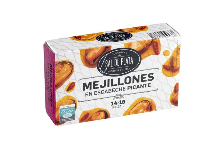 Mejillones en lata al natural