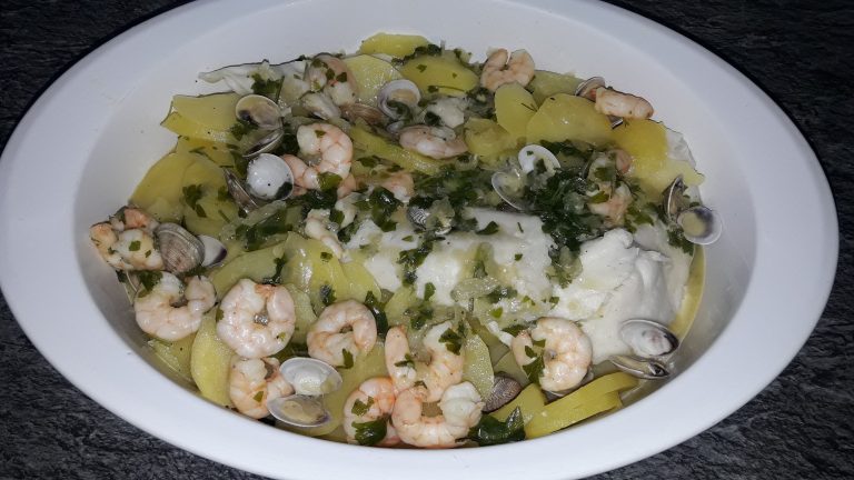 Merluza en Salsa Verde al Horno