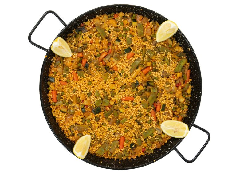 Paella de Coliflor y Costillas