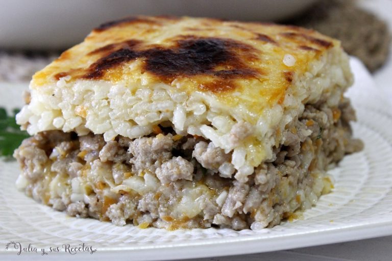 Pastel de Carne Picada Fácil y Rápido en Microondas