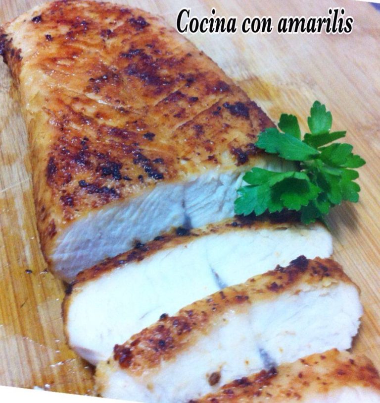 Pechuga de Pavo al Horno con Mostaza y Miel