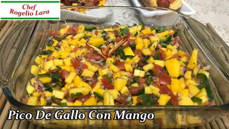 Pico de Gallo con Mango