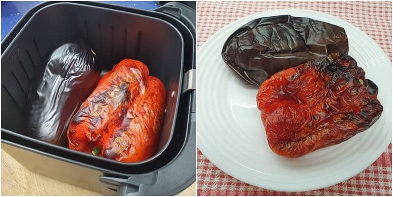 pimientos-asados-en-air-fryer