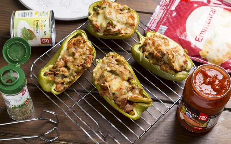 Pimientos Rellenos de Verduras al Horno