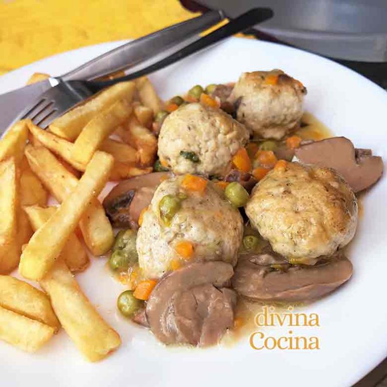 Guisado de Albóndigas con Verduras