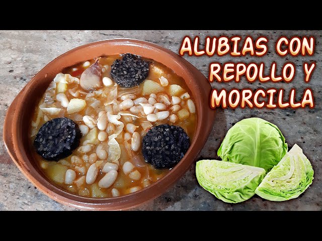 Alubias con morcilla de Burgos