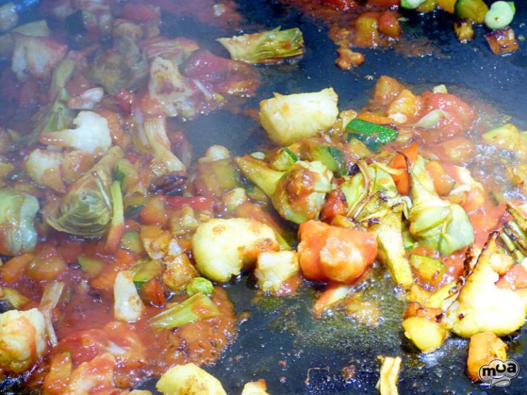 Arroz con Magro de Cerdo y Verduras