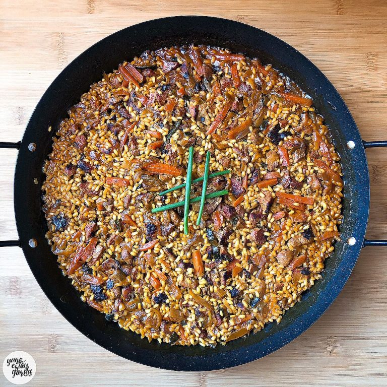 Arroz con pechuga de pavo