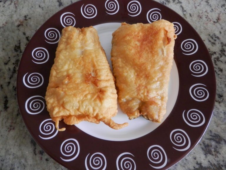 Bacalao Rebozado en Salsa Verde