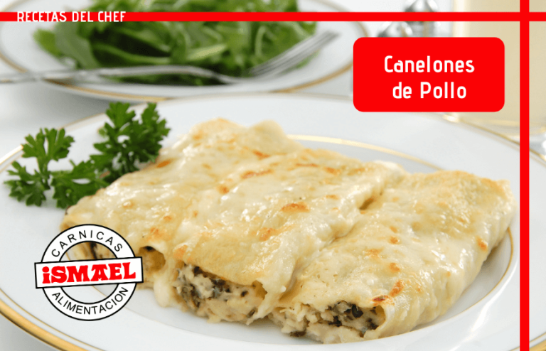 Menú: Canelones como primer plato y de segundo