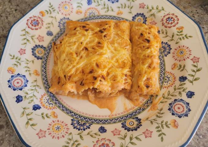 Canelones de Gambas con su Salsa