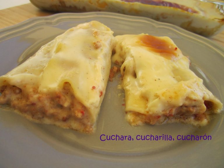 Canelones de Brandada de Bacalao