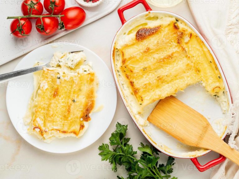 Canelones al horno: Tiempo y temperatura