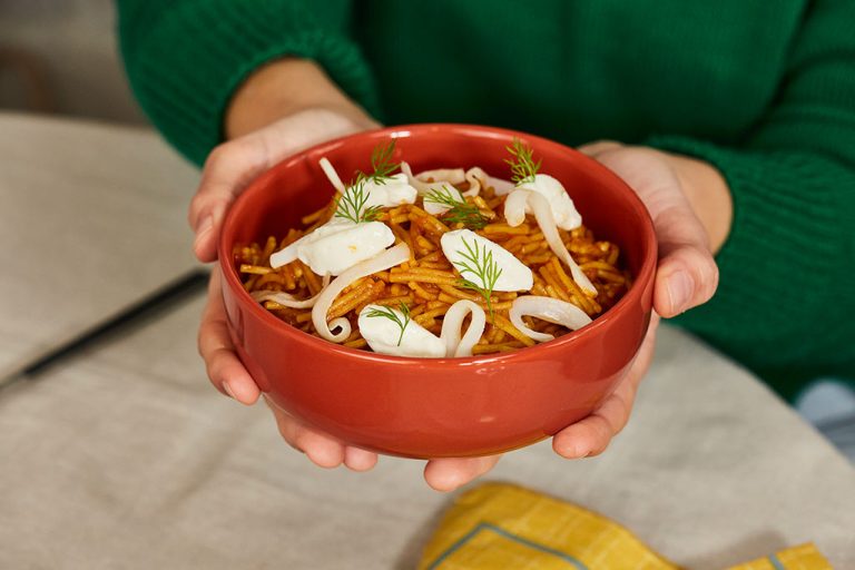 Receta de Fideuá con Gambas Peladas