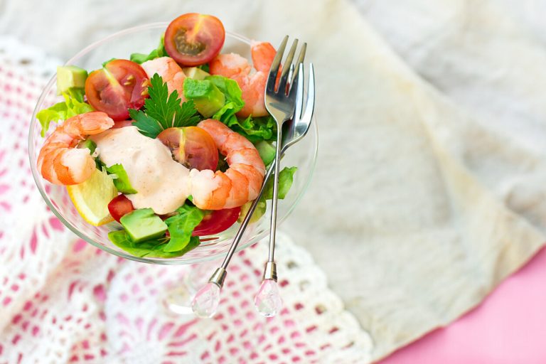 Gambas a la Gabardina con Agua con Gas