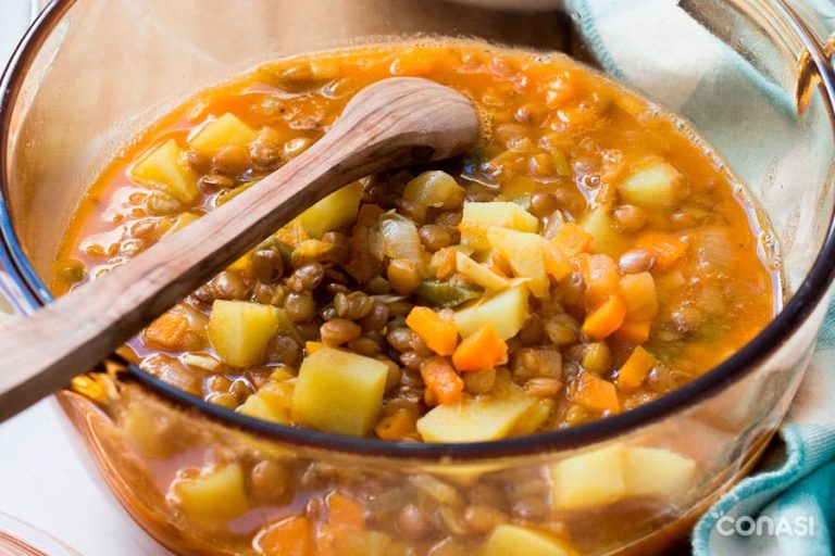 Lentejas con Chorizo y Panceta en Olla Rápida