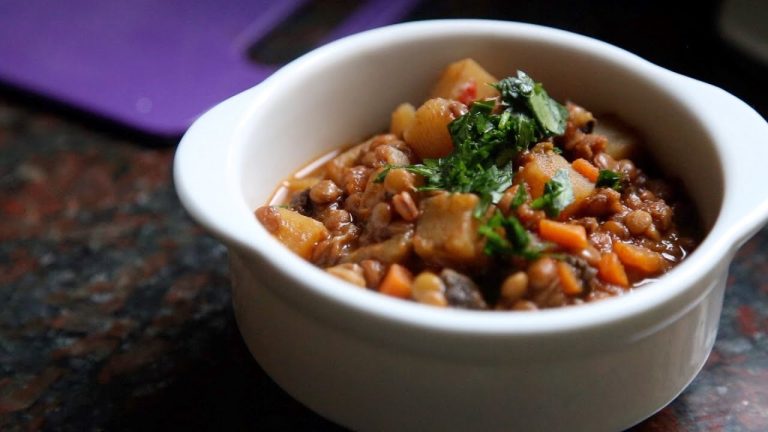 Lentejas con Calabaza y Zanahoria