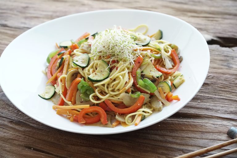 Macarrones con Verduras y Queso