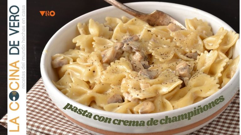 Carbonara con Champiñones y Bacon