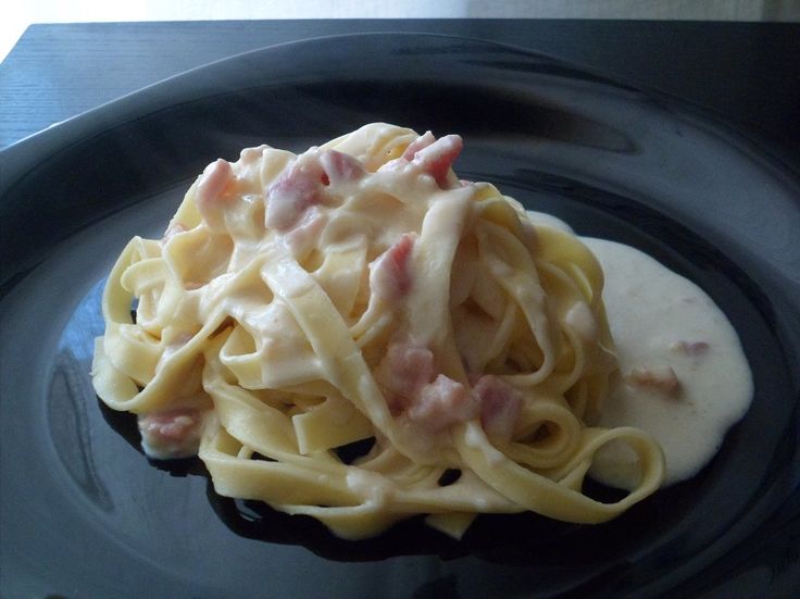 Salsa Carbonara con Nata y Cebolla