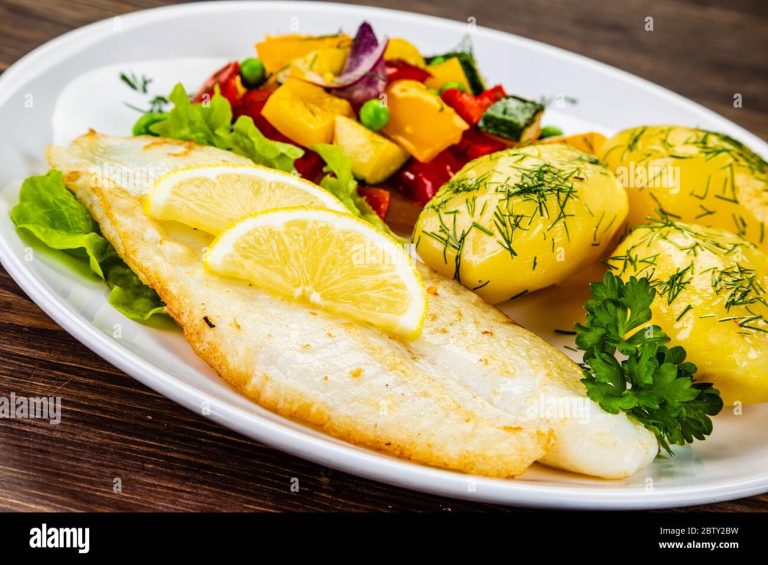 Filetes de Merluza al Horno con Verduras