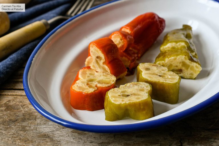 Pimientos Rellenos de Verduras y Setas