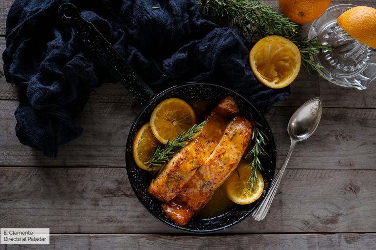 Salmon con Espinacas y Tomates Cherry