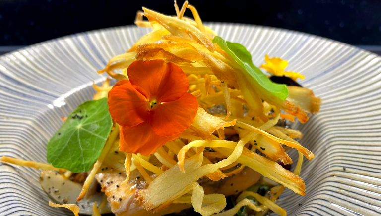 Carpaccio de Bacalao con Aguacate