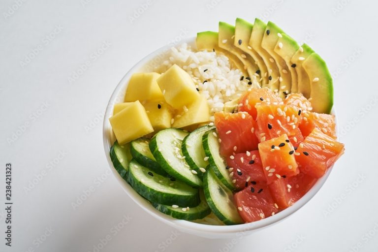 Receta: Poke de Salmón y Mango