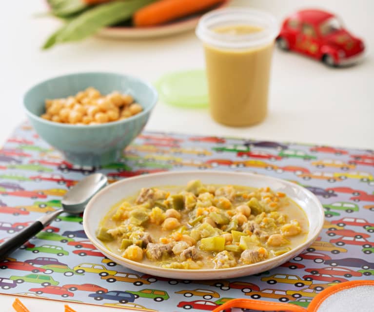 Potaje de Garbanzos con Verduras Thermomix