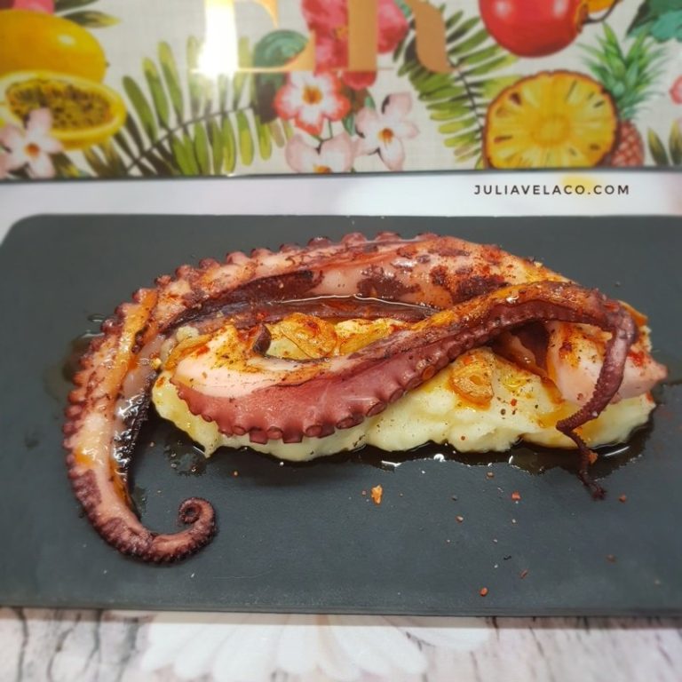 Presentación: Pulpo a la brasa