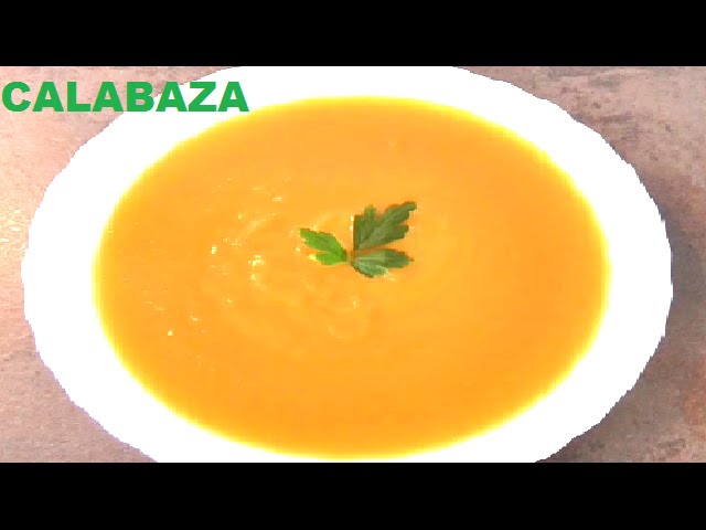 Puré de Calabaza con Manzana